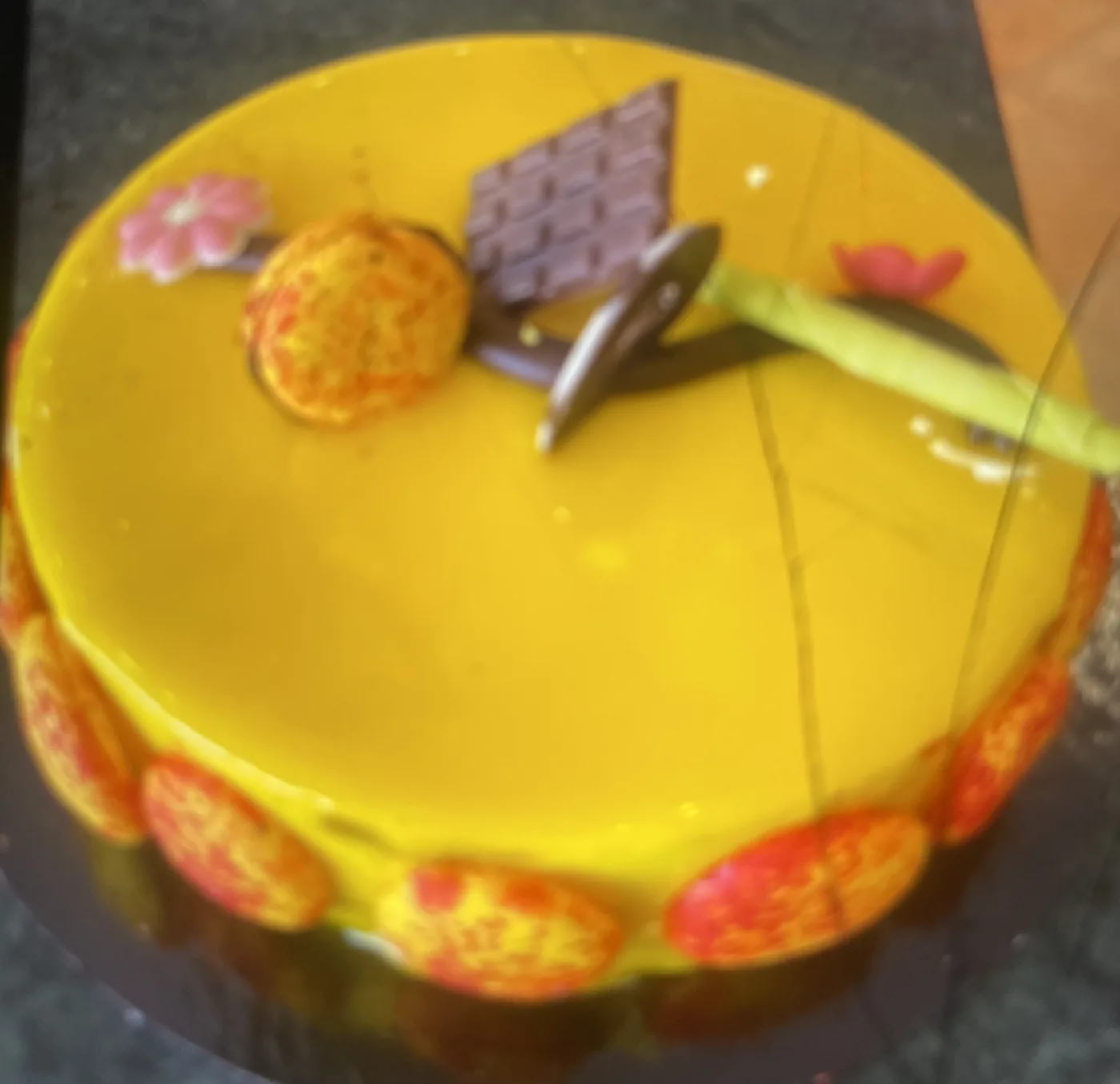 Entremet mangue passion